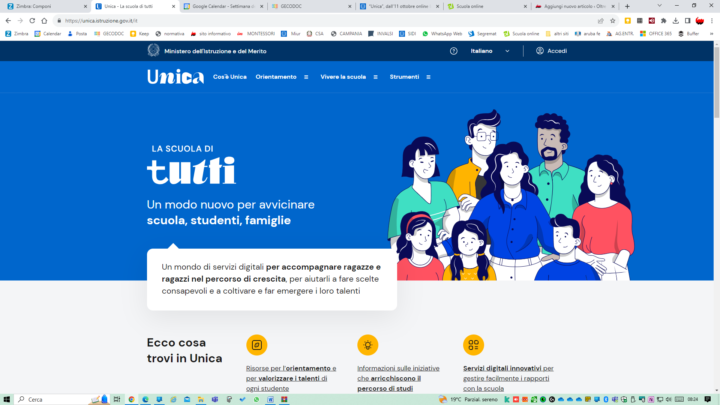 Online la nuova piattaforma“Unica” per famiglie, studentesse e studenti